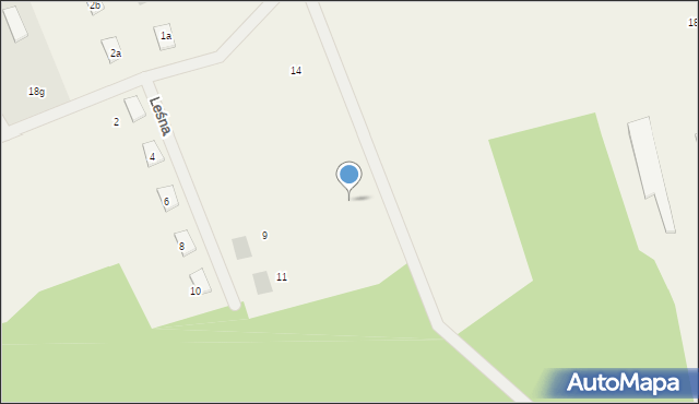 Warkały, Zielony Las, 12, mapa Warkały