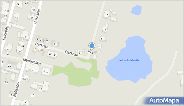 Warszawa, Zięby, 2, mapa Warszawy