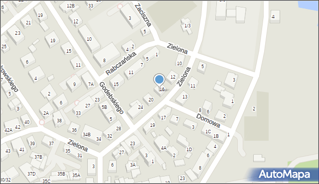 Warszawa, Zielona, 18, mapa Warszawy