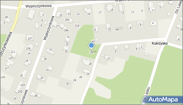 Wilkowice, Zielna, 16, mapa Wilkowice