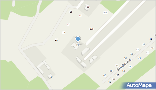 Władysławów, Zielona, 29f, mapa Władysławów