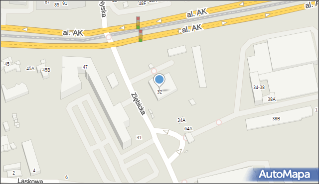 Wrocław, Ziębicka, 32, mapa Wrocławia