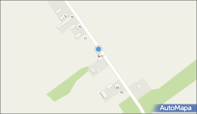 Ziąbki, Ziąbki, 78, mapa Ziąbki