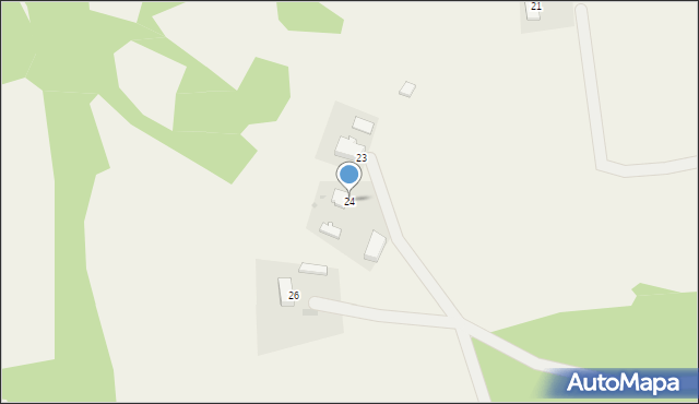 Zielątkowo, Zielątkowo, 24, mapa Zielątkowo