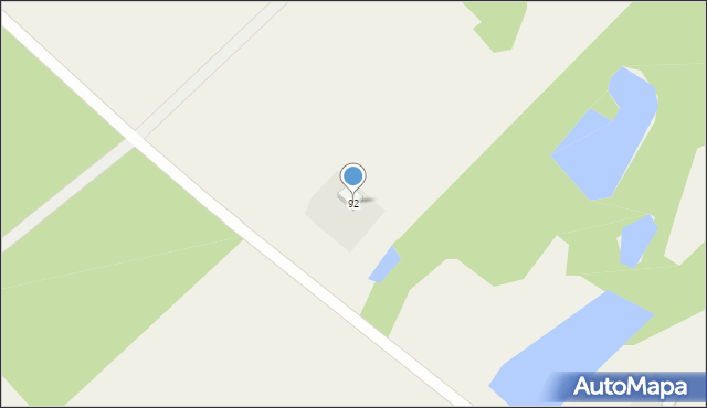 Zieleń, Zieleń, 92, mapa Zieleń