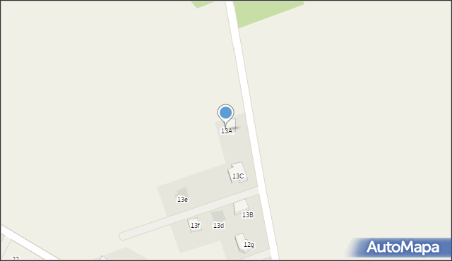 Zielenie, Zielenie, 13A, mapa Zielenie
