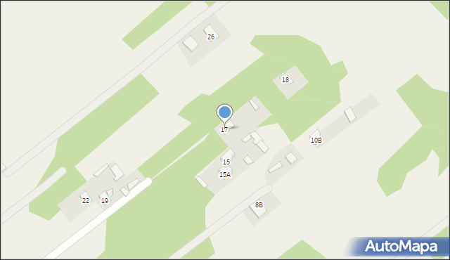 Zieleniec, Zieleniec, 17, mapa Zieleniec