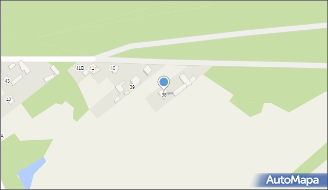 Zieleniec, Zieleniec, 38, mapa Zieleniec