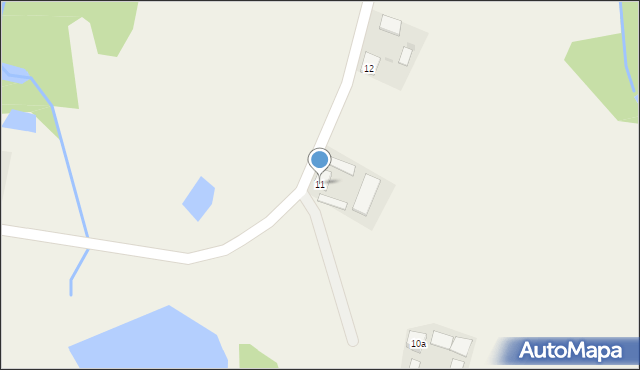 Zieleniec, Zieleniec, 11, mapa Zieleniec