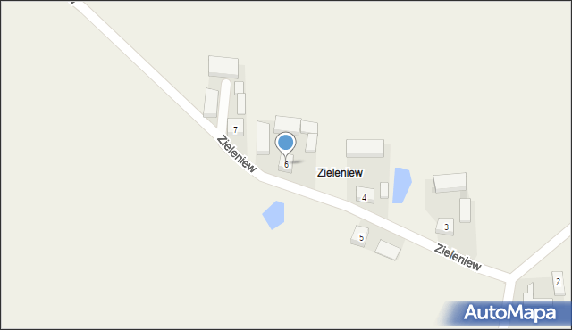 Zieleniew, Zieleniew, 6, mapa Zieleniew