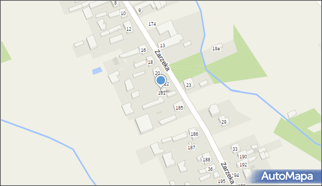 Zielkowice, Zielkowice, 181, mapa Zielkowice