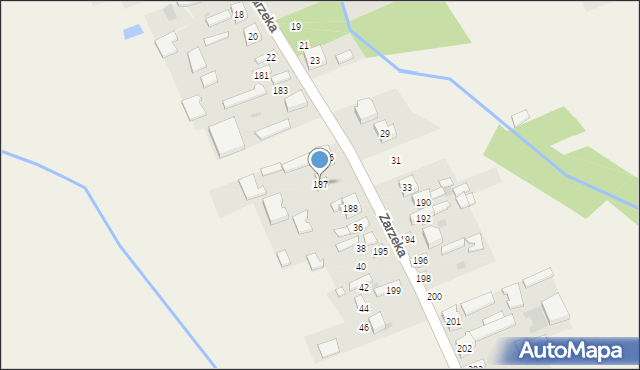 Zielkowice, Zielkowice, 187, mapa Zielkowice