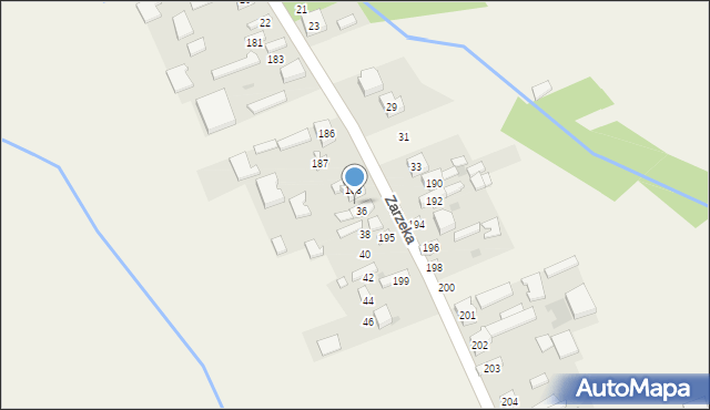 Zielkowice, Zielkowice, 191, mapa Zielkowice