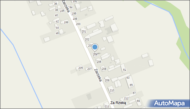 Zielkowice, Zielkowice, 204, mapa Zielkowice