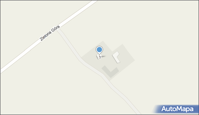 Zielona Góra, Zielona Góra, 3, mapa Zielona Góra