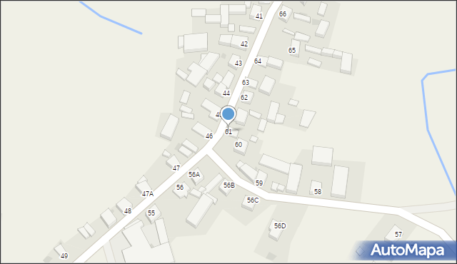 Zielona Wieś, Zielona Wieś, 61, mapa Zielona Wieś