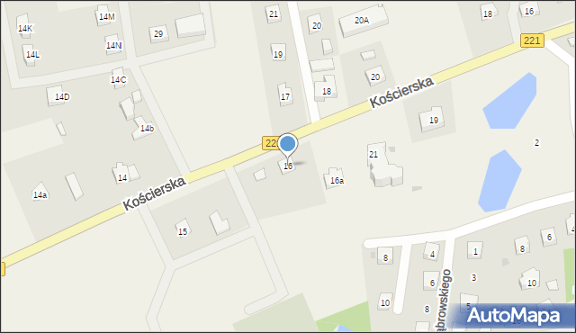 Zielona Wieś, Zielona Wieś, 16, mapa Zielona Wieś