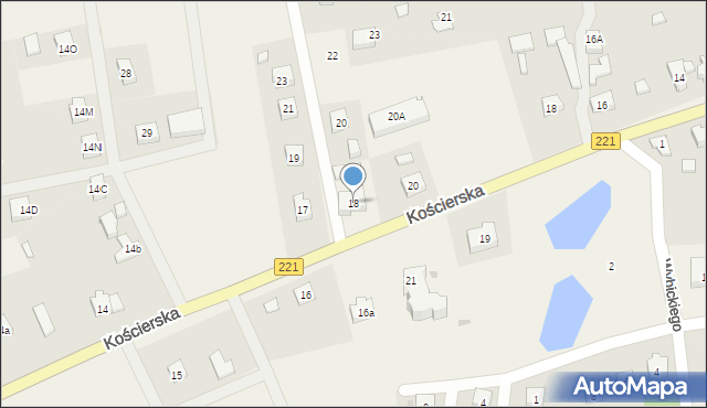 Zielona Wieś, Zielona Wieś, 18, mapa Zielona Wieś