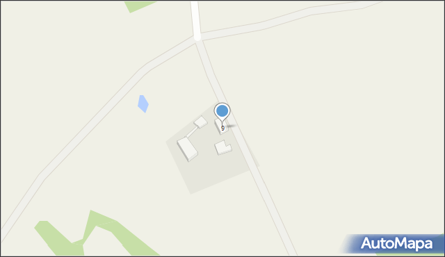 Zielona Wieś, Zielona Wieś, 9, mapa Zielona Wieś