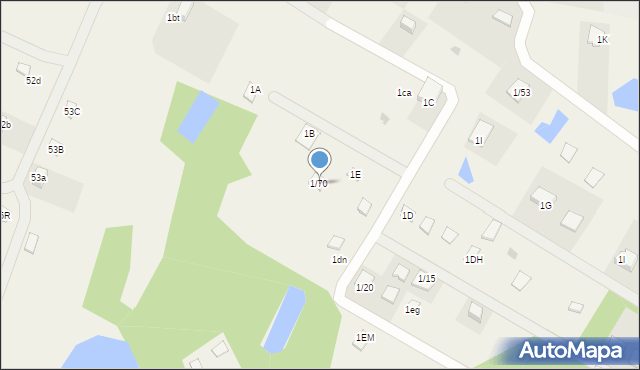 Zielonka, Zielonka, 1/70, mapa Zielonka