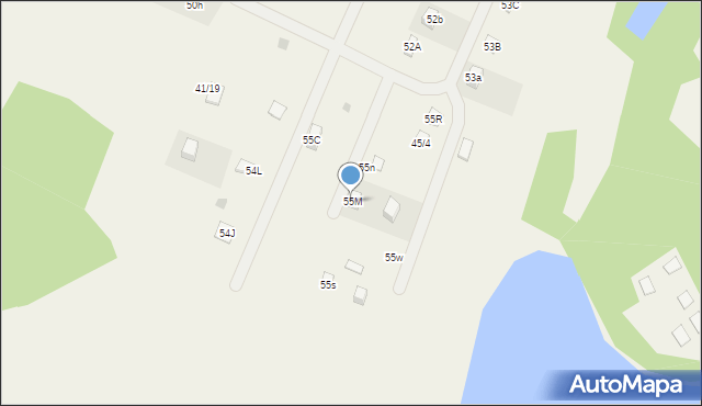 Zielonka, Zielonka, 55M, mapa Zielonka