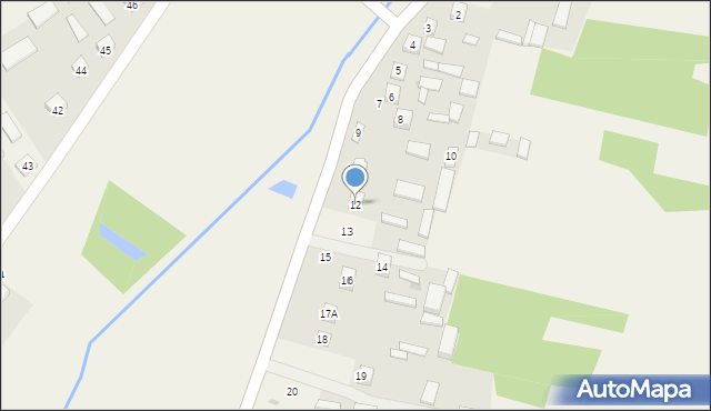 Zielonka, Zielonka, 12, mapa Zielonka