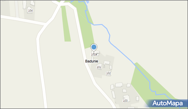 Zielonka, Zielonka, 101a, mapa Zielonka