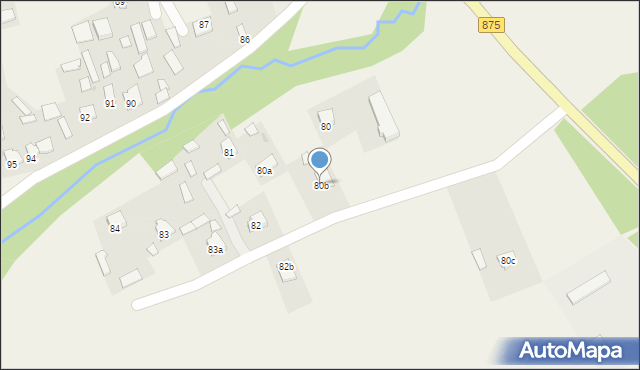 Zielonka, Zielonka, 80b, mapa Zielonka