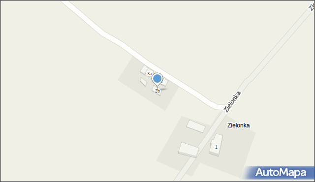 Zielonka, Zielonka, 2b, mapa Zielonka