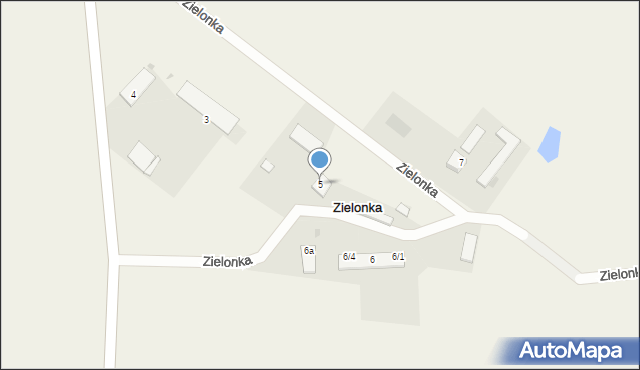 Zielonka, Zielonka, 5, mapa Zielonka