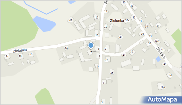 Zielonka, Zielonka, 7, mapa Zielonka