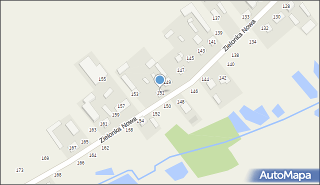 Zielonka Nowa, Zielonka Nowa, 151, mapa Zielonka Nowa