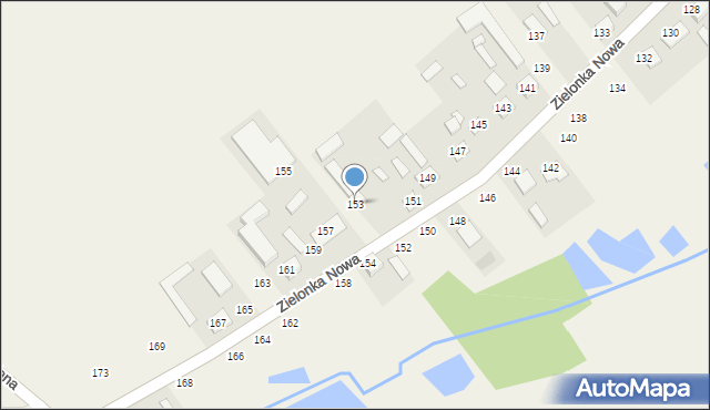 Zielonka Nowa, Zielonka Nowa, 153, mapa Zielonka Nowa