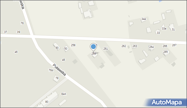 Zielonka Nowa, Zielonka Nowa, 259, mapa Zielonka Nowa