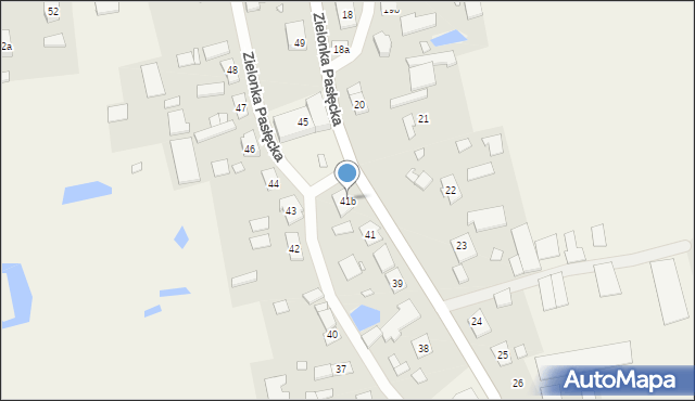 Zielonka Pasłęcka, Zielonka Pasłęcka, 41b, mapa Zielonka Pasłęcka