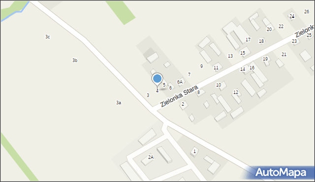 Zielonka Stara, Zielonka Stara, 4, mapa Zielonka Stara