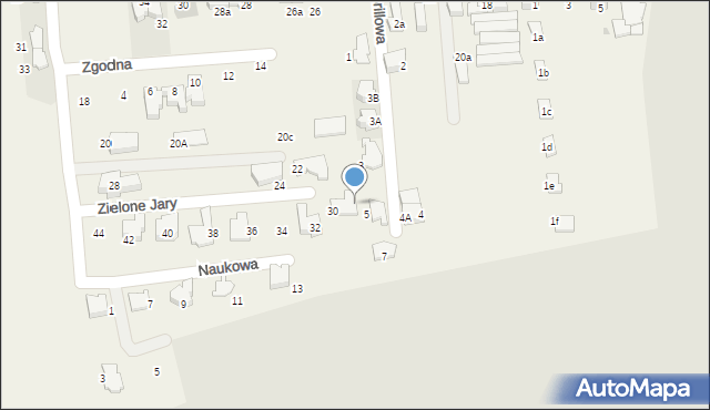 Zielonki, Zielone Jary, 39, mapa Zielonki