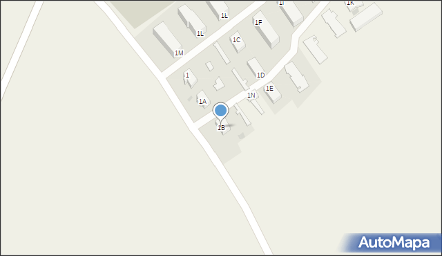 Zielonki, Zielonki, 1B, mapa Zielonki