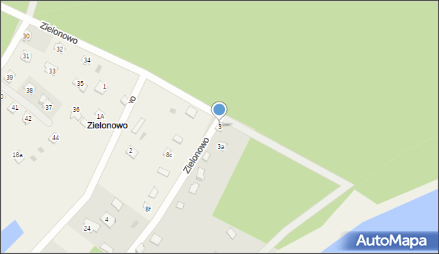 Zielonowo, Zielonowo, 3, mapa Zielonowo
