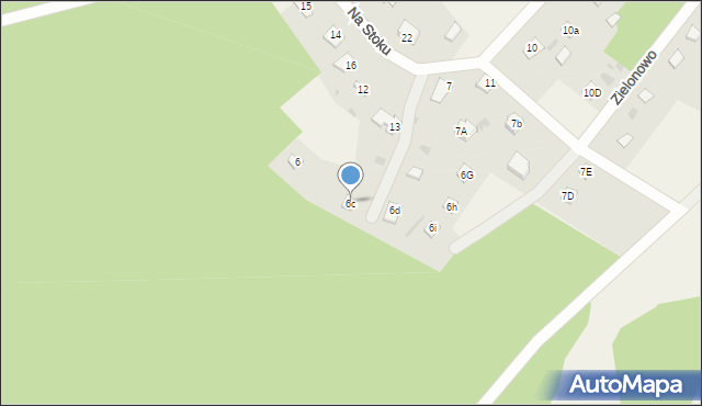 Zielonowo, Zielonowo, 6c, mapa Zielonowo