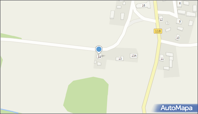 Zielonowo, Zielonowo, 14, mapa Zielonowo