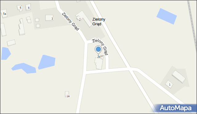 Zielony Grąd, Zielony Grąd, 2b, mapa Zielony Grąd