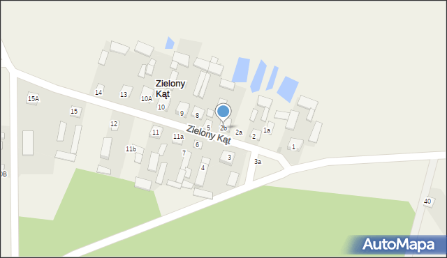 Zielony Kąt, Zielony Kąt, 2b, mapa Zielony Kąt