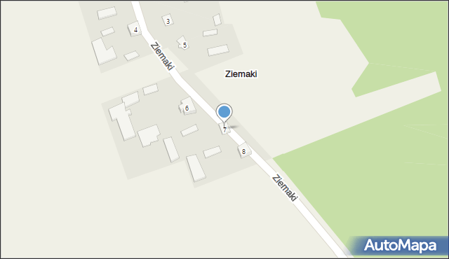 Ziemaki, Ziemaki, 7, mapa Ziemaki