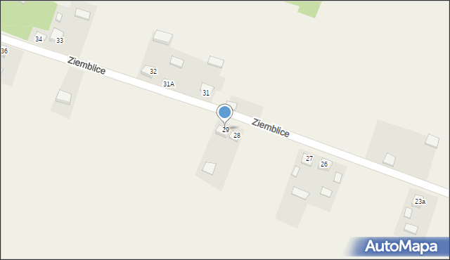 Ziemblice, Ziemblice, 29, mapa Ziemblice