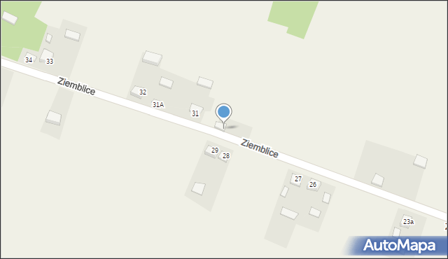 Ziemblice, Ziemblice, 30, mapa Ziemblice