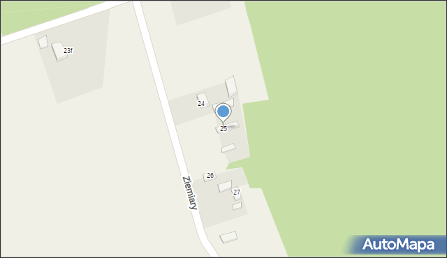 Ziemiary, Ziemiary, 25, mapa Ziemiary
