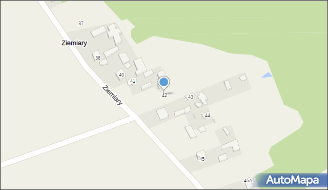 Ziemiary, Ziemiary, 42, mapa Ziemiary