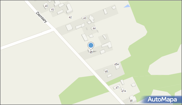 Ziemiary, Ziemiary, 45, mapa Ziemiary