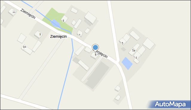 Ziemięcin, Ziemięcin, 6, mapa Ziemięcin